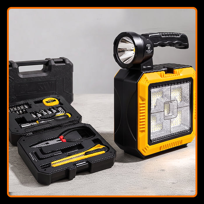 LINTERNA CON PANEL SOLAR LED