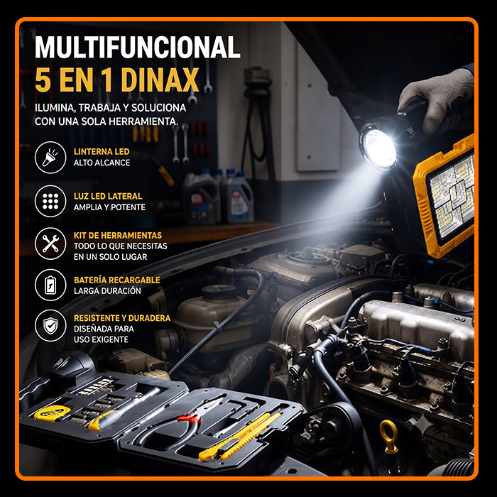 LINTERNA CON PANEL SOLAR LED